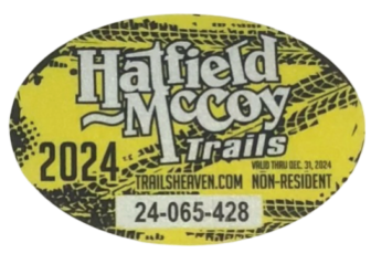 non resident permit to ride the hatfield mccoy trail system